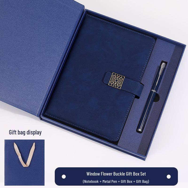Custom A5 Notebook with Logo - Corporate Meeting Diary & Gift Box Set