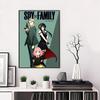 1PC Anime Spy X Family Comic Book Poster Poster Self-adhesive Art Waterproof Paper Sticker Coffee House Bar Room Wall Decor