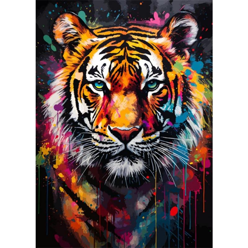 Watercolor Animals Canvas Paintings Rhino Cat Owl Panda Lion Tiger Wild Animals Grafffiti Art Posters Prints Home Decor Wall Art