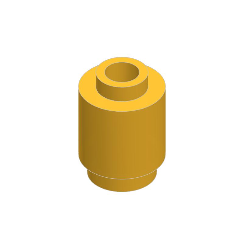 50g/178PCS 3062 1x1 Cylindrical Block Moc Color Loose Parts Compatible with Brick DIY Children's Toy Assembly Storage