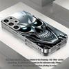 Electroplated glass phone case suitable for Samsung Galaxy S26 S25 S24 S23 S22 S20 S11 S10 FE/Ultra/Plus anti fall mecha pattern