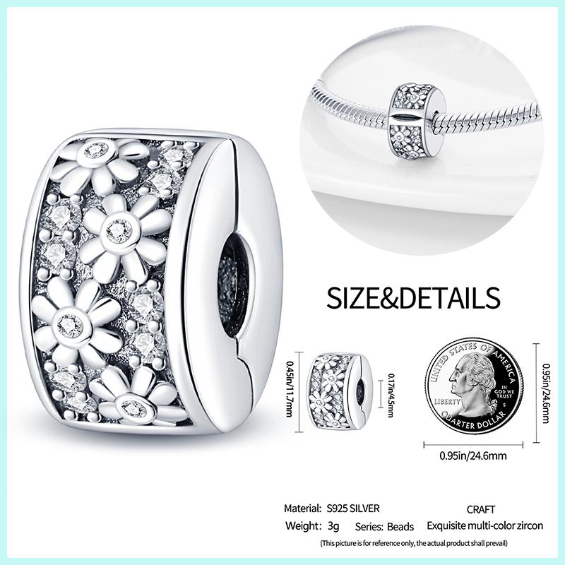 

Новые бусины-шармы Кошачья лапка и Клевер , страховочная цепочка, медь, подходят для оригинального браслета Pandora, DIY, изысканные подарки