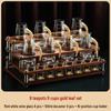 Handun Crystal Glass Baijiu Set with Wood Rack
