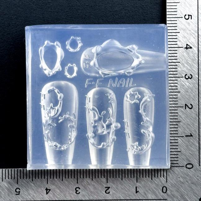 3D Angel Wings & Mermaid Mold for DIY Nail Art and Home Decor