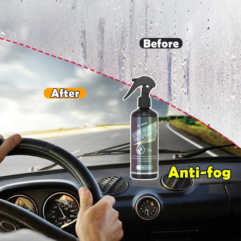 AIVC Car Glass Anti Fog Spray Rearview Mirror Antifogging Long-term De-fogging Lnterior Windshield Antifogging Coating Car Care