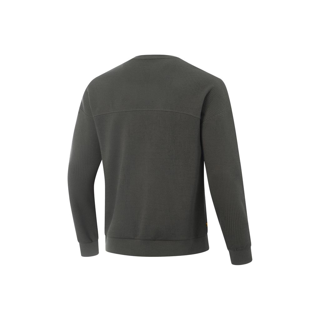 Li Ning JB Series Loose Fit Round Neck Letter Logo Sweatshirt Men sweatshirt AWDV545-2