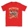 Baby Monkey Punch Cute Monkey Punch  Cotton T Shirt For Unisex Summer  YK Fun T Shirts Breathable Harajuku Tee Shirt Big Size