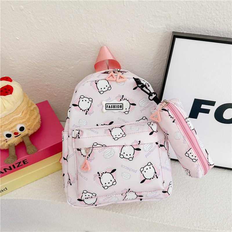 Adorable Cartoon Nylon Backpack For Kids School Or Outdoor Activities Unisex