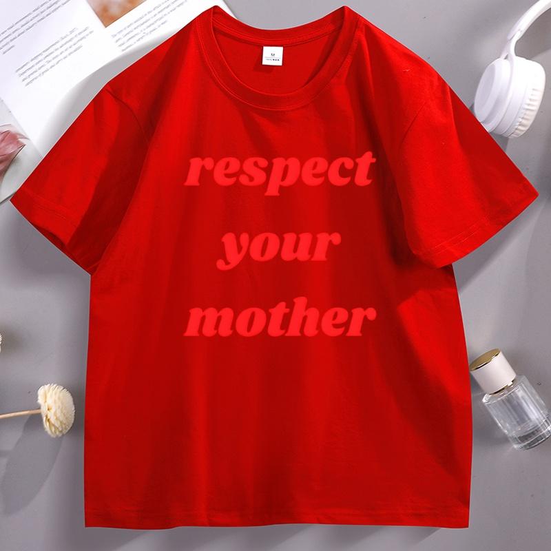 Respect Your Mother T Shirt Mother Earth Tee Earth Day TShirt Casual Summer Printed Tshirt Cotton Short Sleeve Unisex Clothes