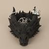 Gothic Dark Style Dragon Head Shaped Desktop Jewelry Storage Tray For Personalized Dark-Style Home Desktop