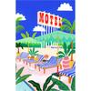 Pintoo Plastic Jigsaw Puzzle Smith Motel No 600-piece [Jessica - Poolside] (31x45cm) Adult-level, Challenging, Fragments, Click-fit [H3492]