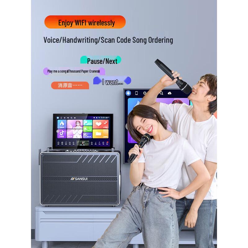 SANSUI K91 Portable Karaoke Speaker System