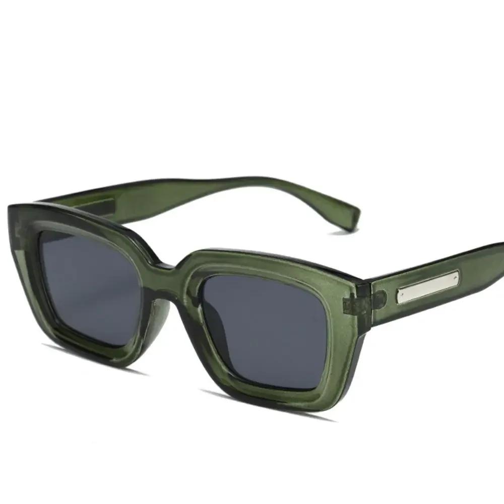 Retro Square Frame Sunglasses Fashion Sun Glasses UV400 Eyeglasses Sunscreen Sunglasses Traver Shades Glasses