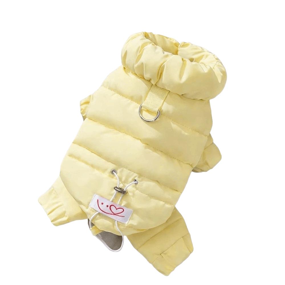 Four Legs Design Dog Jacket Padded Cotton Puppy Down Jacket Padded Dog Clothes Winter Season