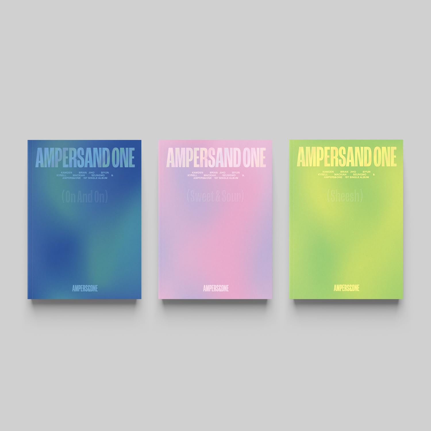 

1st Single AMPERS&ONE AMPERSAND ONE (Korean version)