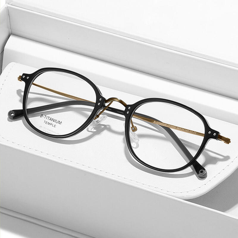 

NeoRetro 2350 Titanium Glasses Frame Black BLACK