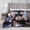 3D The Twilight Saga Edward Bella Super Warm Blanket  Travel Office Plush Throw Blanket Flannel Bedspread Sofa Bed Cover