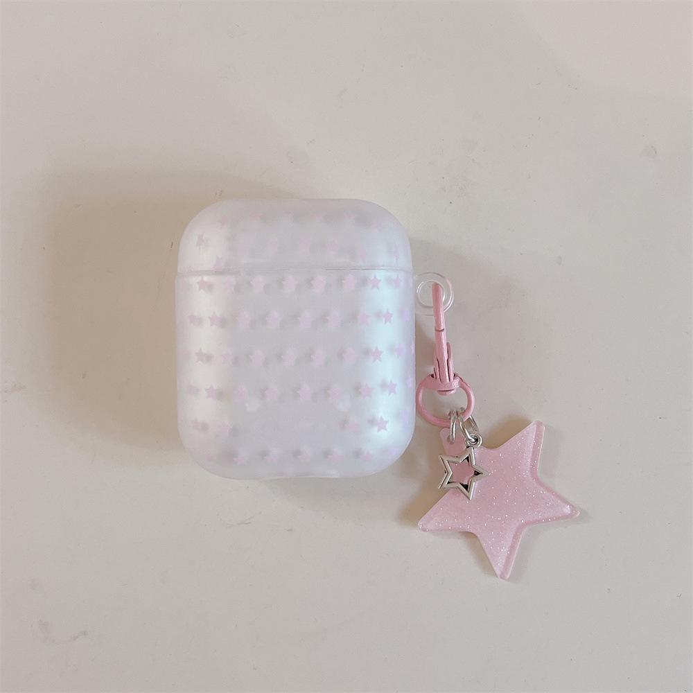 INS wind matte star earphone cover for Apple AirPods 1 /1 generation personalized pendant case PRO1/PRO1
