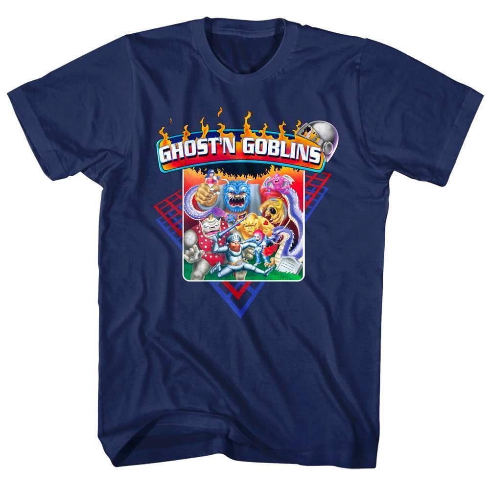 Ghosts n Goblins Vintage NES Game Cover Men T Shirt M