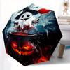 1pc Halloween Ghost Pattern Automatic Umbrella Is Fashionable and Good-Looking, Suitable for Travel and Daily Use.Y044