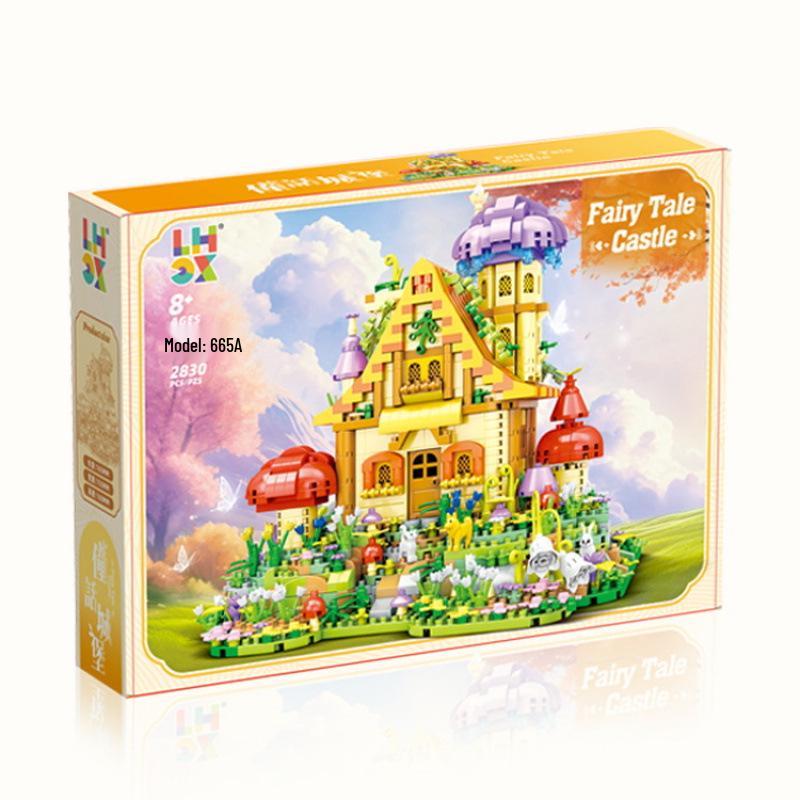 Creative Particle-Free Building Blocks for Castle Architecture Series