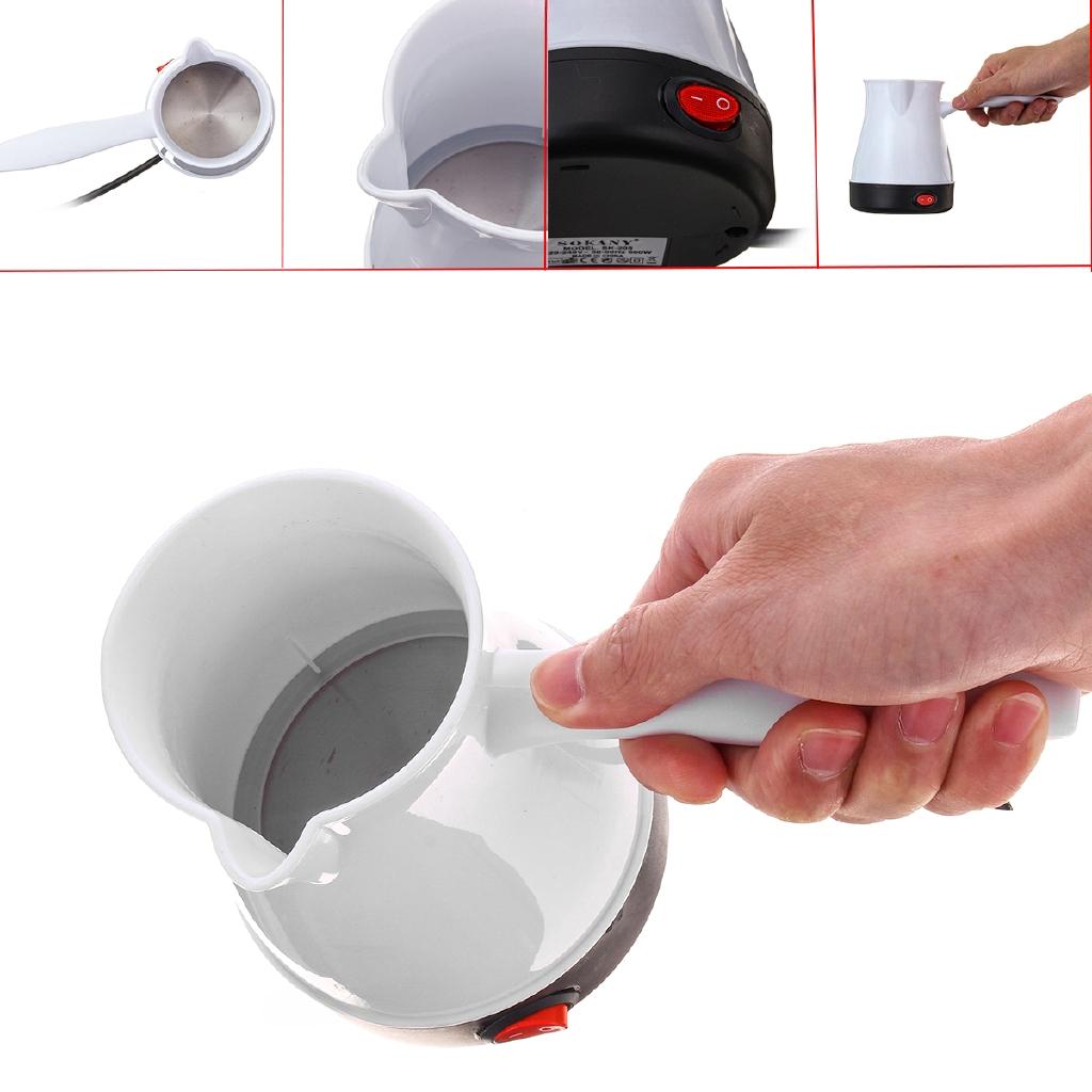 Turkish Greek Coffee Maker Machine Espresso Tea Pot Food Grade ABS+Stainless Anti-slip base