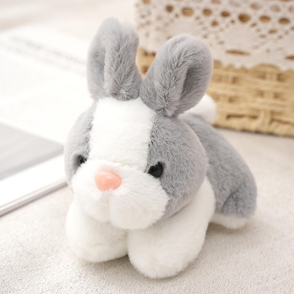 Cute Rabbit Plush Toys Bunny Stuffed Toys Bag Pendant Kids Girls Toy Birthday Gifts Mini Animal Plush Doll Keychain Key Ring