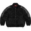 Supreme Shoulder Logo Fleece Jacket Black