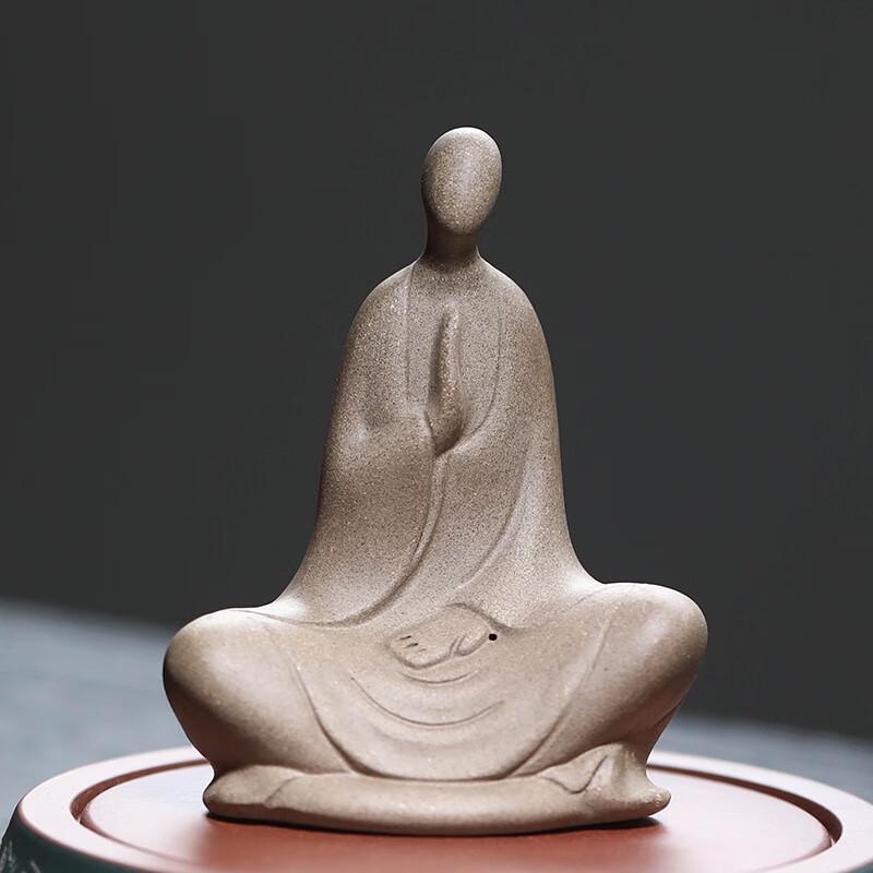 Purple Clay Zen Monk Tea Pet