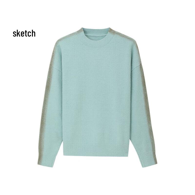 

Men s 2023 Autumn Round Neck Knit Sweater L