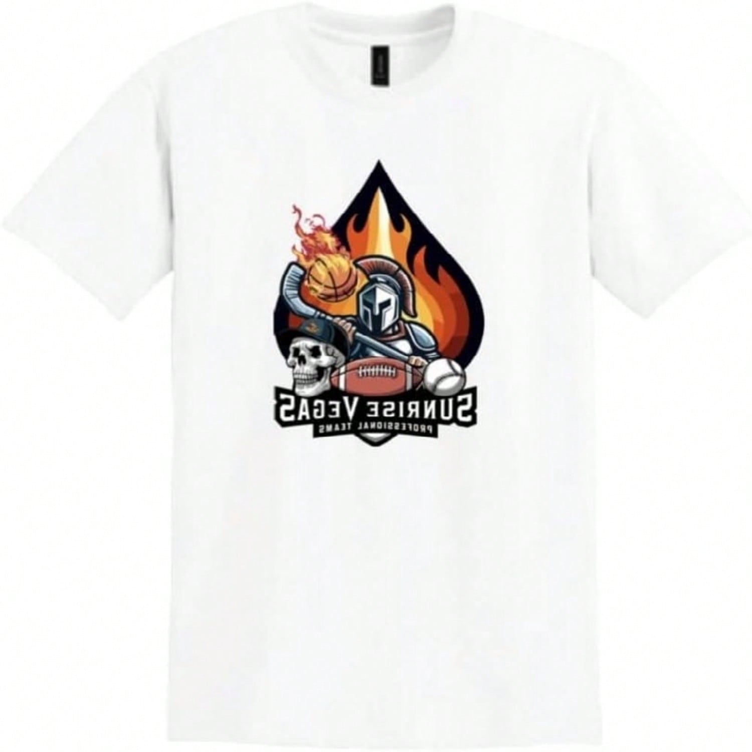 Sunrise Vegas Sports Fan T-Shirt, White S разноцветный