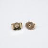 Fendi FF Logo Square Earring goldUsed