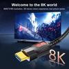 8K HDMI 2.1 Fiber Optic Cable HDMI-Compatible Cable 8K60Hz 4K120Hz 48Gbps HDR EARC For HDTV PS5 Projector 5m/10m/20m/40m/50mGood Product