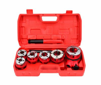 Awtools Gewindeschneider für Rohre 6 Stück. 1/4", 3/8", 1/2", 3/4", 1", 1-1/4" Satz Koffer