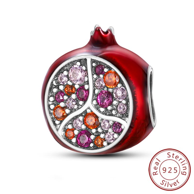 Original Charms Beads Copper Cherry Strawberry Avocado Fruit Charms Pendant For Woman Jewelry Making