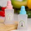 4pcs -Square Squeeze Sauce Bottle, Mini Portable Sauce Bottle, Portable For Salad Sauce, Tomato Sauce