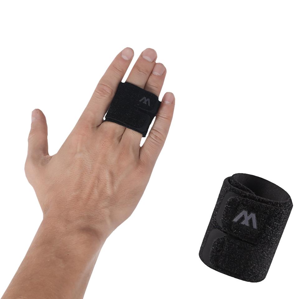 

1Pcs Finger Protection Sprain Fixed Pressurized Breathable And Comfortable Adjustable Straps Fit Finger Joint Protective Cover L