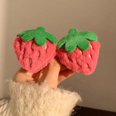 Strawberry Hairpins Korean Hair Accessories Cute Hair Clips  Girls