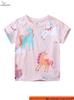Girls' Pony Print Short-Sleeve T-Shirt - Summer 2026 Casual Children's Fashion
