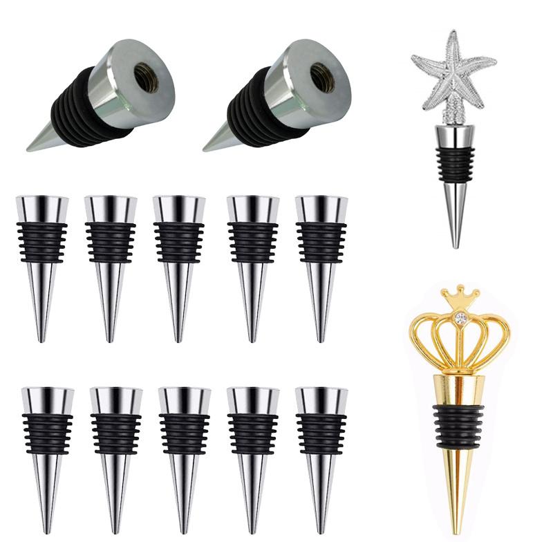 DIY Wine Stopper Parts, Metal, Food Grade, Top Quality, Beverage Bottle Stopper for Wedding Gift, Wholesale