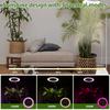 Grow Lights 72LEDs Full Spectrum Vegetation Light 3 Light Modes 10-Level Adjustable Gooseneck Halo Plant Grow Floor Lamp