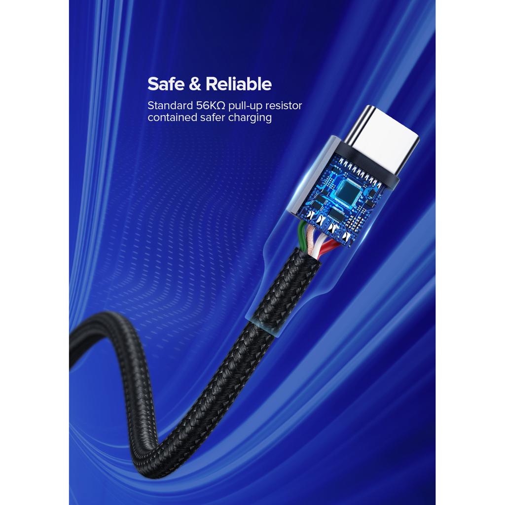 Ugreen Type-c Data Cable 3a Fast Charging Transmission Line Compatible For Android Xiaomi 8/9 Huawei Mate20p40 Honor Redmi