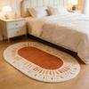 Cream Style Carpets for Living Room Light Luxury Bedroom Decor Carpet Art Fluffy Soft Bedside Rug Colorful Home Plush Floor Mat