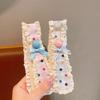 Openwork Lace Trim Paste Headband Bow Hair Sticker Comfortable Hair Holder  Toddler