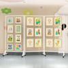 Wrought Iron Folding Display Stand for Art Exhibitions and Storage