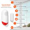 Door Window Alarm Home Security Wireless Magnetic Sensor Anti-Theft Alarm Sound and Light Smart