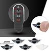21mm Car Remote Key Sticker Aluminum Emblem Decal For BMW MINI Cooper One JCW Works Clubman R55 R56 F55 F56 R57 R58 R59 R60 R50