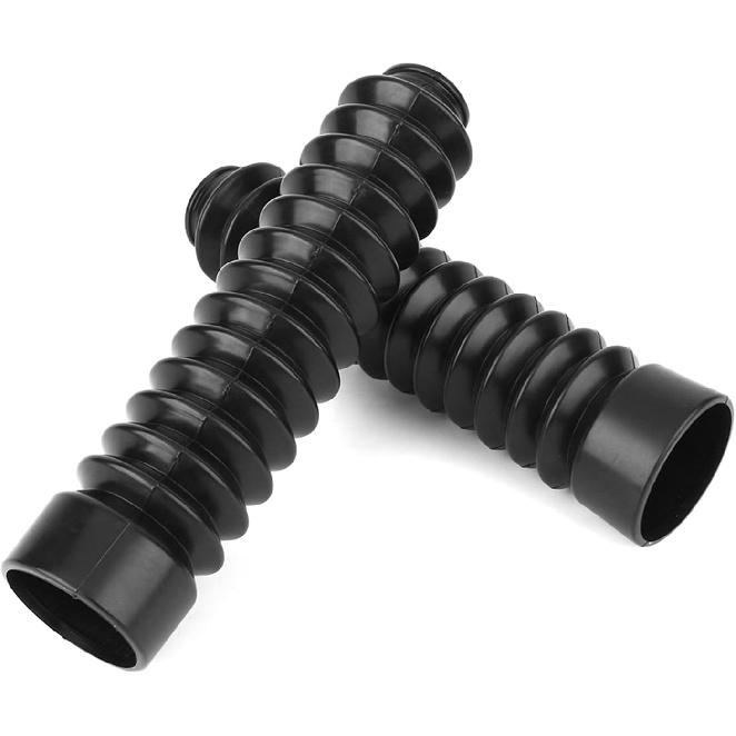 Acouto Чехлы на переднюю вилку Мотоцикл Велосипед Резиновые Сапожки Защитные Чехлы на Переднюю Вилку Амортизаторы Черные для Питбайка