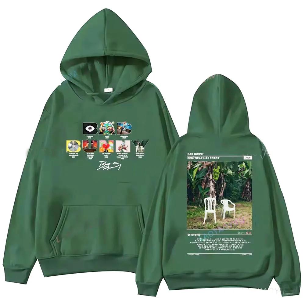 2025 Bad Bunny Neues Album Nadie Sabe Lo Que Va A Pasar Mañana Grafik-Hoodies Mode Hip-hop Harajuku Streetwear Unisex Hoodie
