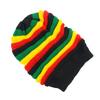 2025 New Fashion Early Autumn Korean Version Loose Rainbow Striped Knitted Hat Versatile Warm Tide Pullover Hat Wool Hat